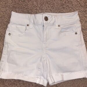 American Eagle Midi Next Level Stretch jean shorts | Size 00